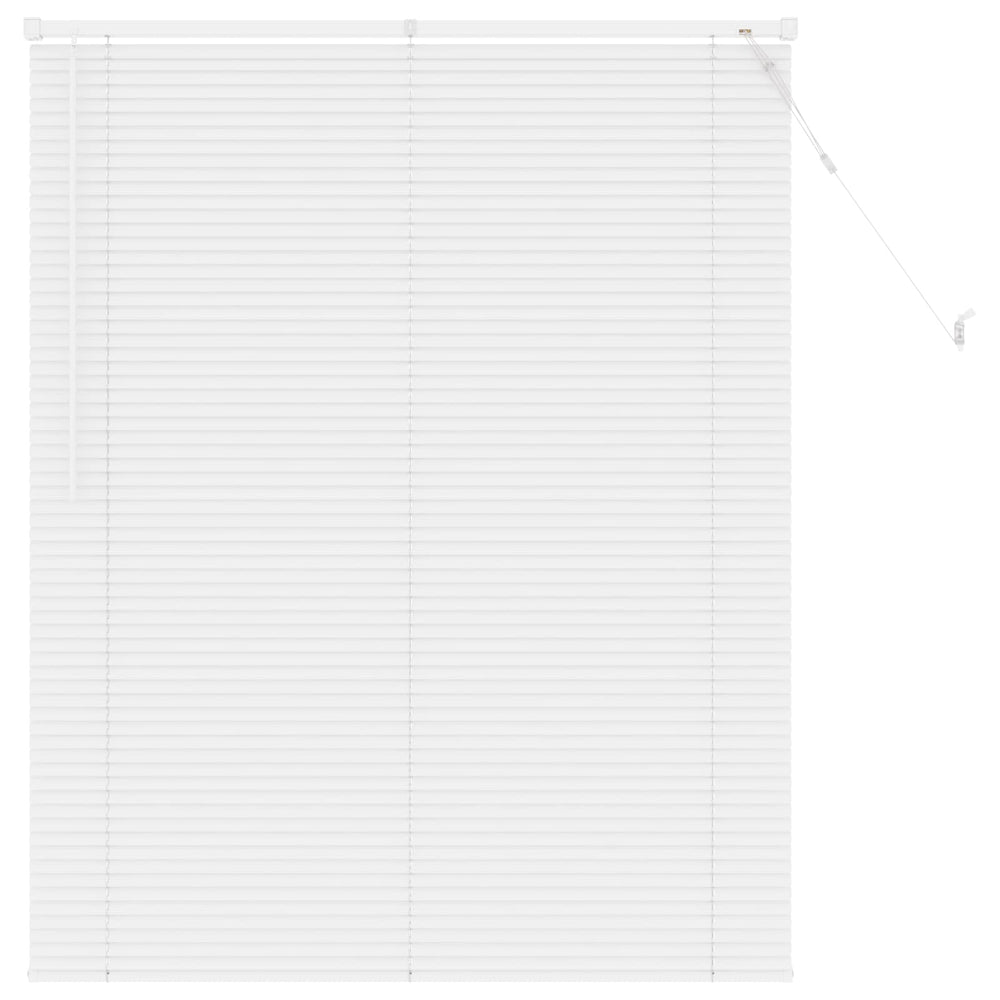 Weiße PVC Jalousie 150 x 120 cm