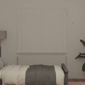 Weiße PVC Jalousie 150 x 140 cm