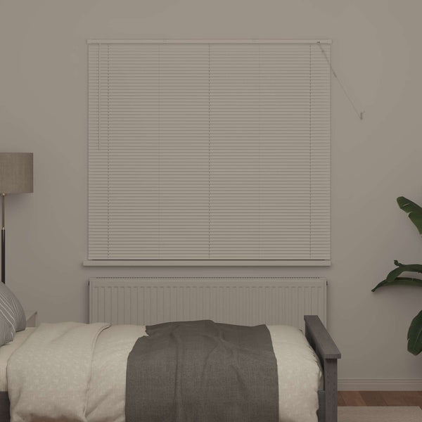 Weiße PVC Jalousie 150x150 cm