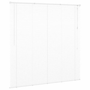Weiße PVC Jalousie 150 x 160 cm