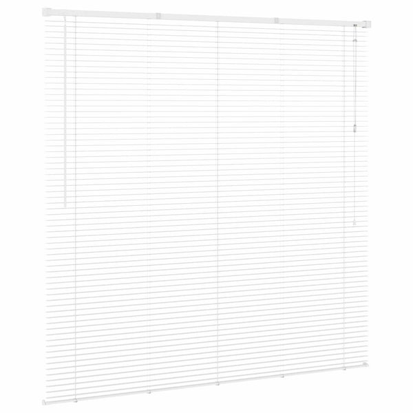 Weiße PVC Jalousie 150 x 160 cm