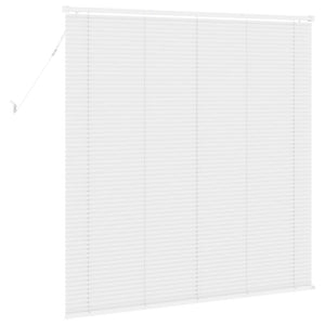 Weiße PVC Jalousie 150 x 160 cm