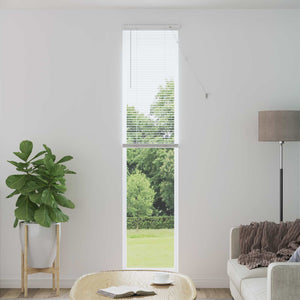 Weiße PVC Jalousie 213 x 50 cm