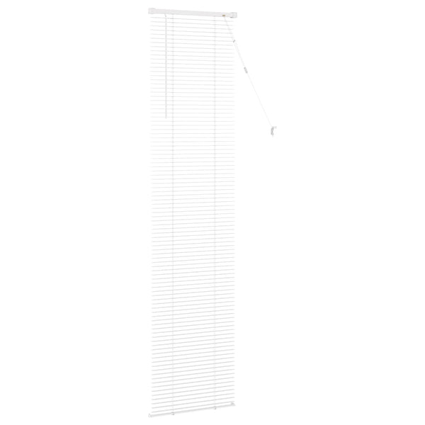 Weiße PVC Jalousie 213 x 50 cm