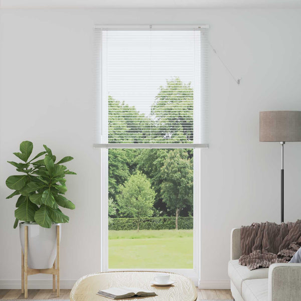 Weiße PVC Jalousie 213 x 80 cm