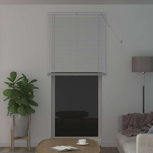 Weiße PVC Jalousie 213 x 80 cm