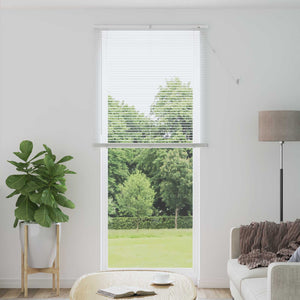 Weiße PVC Jalousie 213 x 90 cm