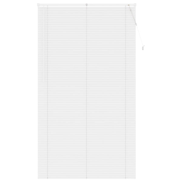 Weiße PVC Jalousie 213 x 110 cm
