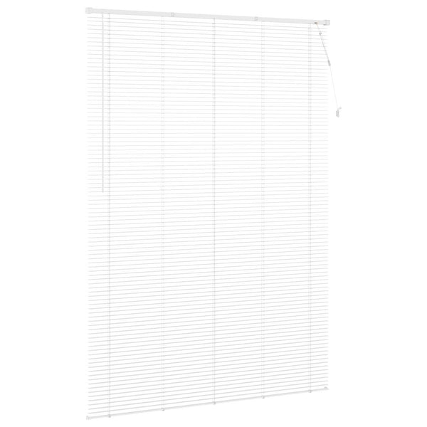 Weiße PVC Jalousie 213x140cm