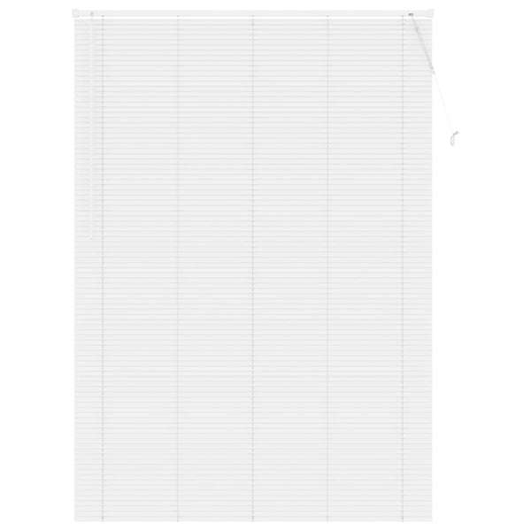 Weiße PVC Jalousie 213x140cm