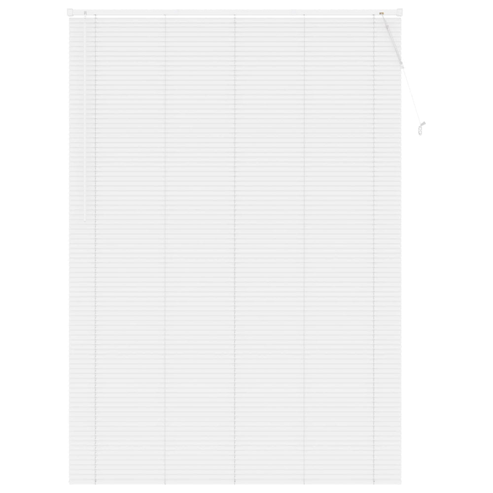 Weiße PVC Jalousie 213 x 160 cm