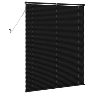 Schwarze PVC Jalousie 150 x 110 cm