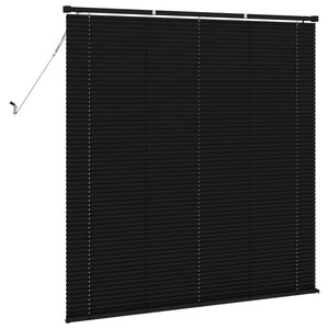 Schwarze PVC Jalousie 150x130cm