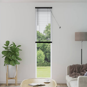 Schwarze PVC Jalousie 213 x 40 cm