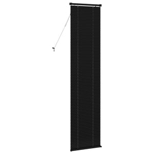 Schwarze PVC Jalousie 213 x 50 cm