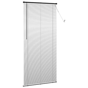 Schwarze PVC Jalousie 213 x 70 cm