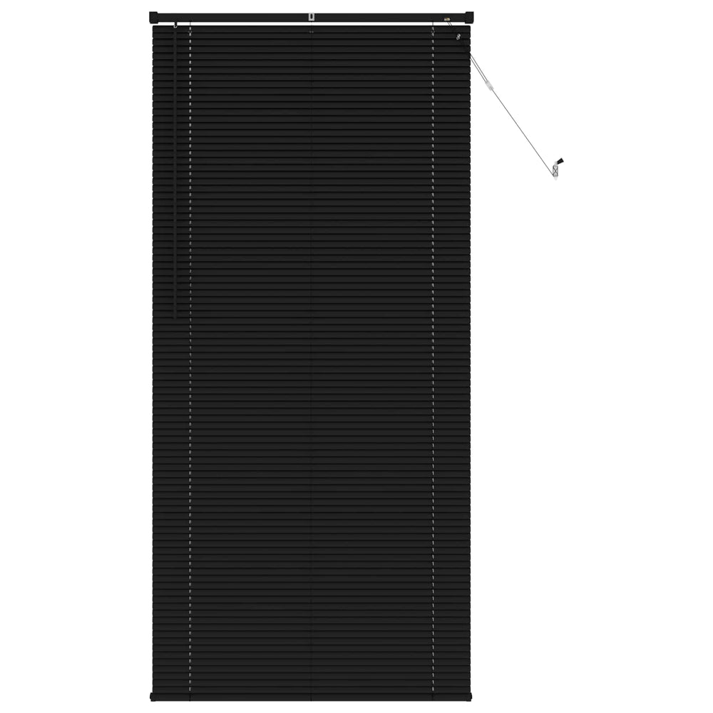 Schwarze PVC Jalousie 213 x 80 cm