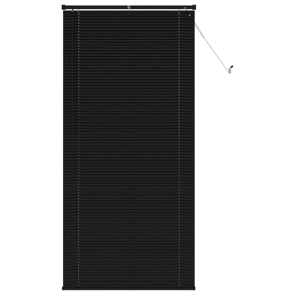Schwarze PVC Jalousie 213 x 100 cm