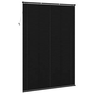 Schwarze PVC Jalousie 213 x 140 cm