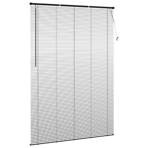 Schwarze PVC Jalousie 213 x 160 cm