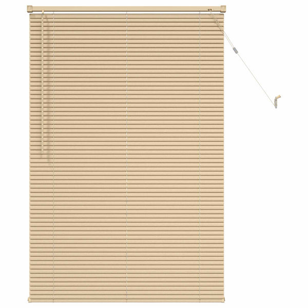 Hellbraune PVC Jalousie 150x100cm mit Muster