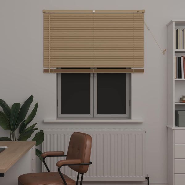 Venetian Jalousie Hellbraun 150x110cm PVC