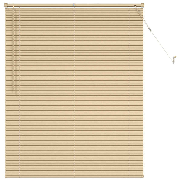 Hellbraune PVC Jalousie mit Muster 150x120 cm