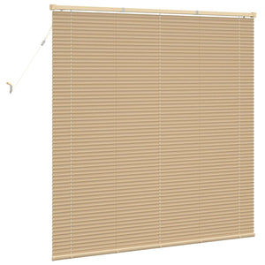 Hellbraune PVC Jalousie 150x130cm
