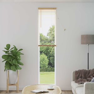Hellbraune PVC Jalousie 213x40cm