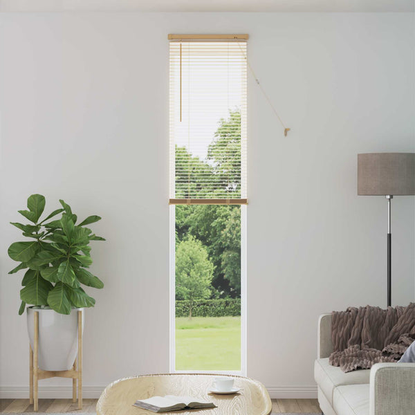 Hellbraune PVC Jalousie 213x40cm