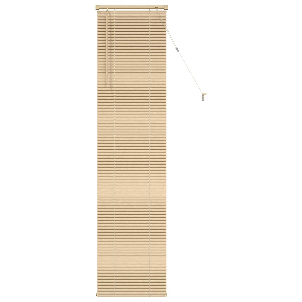 Hellbraune PVC Jalousie 213x40cm