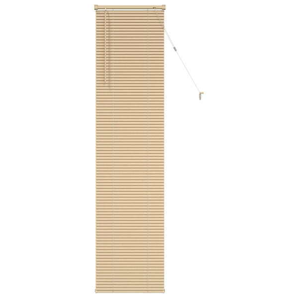 Hellbraune PVC Jalousie 213x40cm