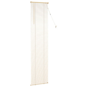 Hellbraune PVC Jalousie 213x50cm