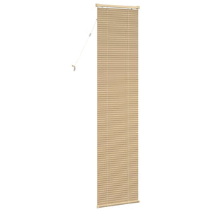 Hellbraune PVC Jalousie 213x50cm