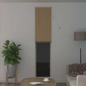 Hellbraune PVC Jalousie 213x60 cm