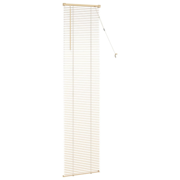 Hellbraune PVC Jalousie 213x60 cm