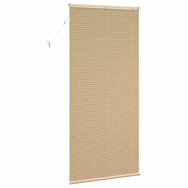 Hellbraune PVC Jalousie 213 x 80 cm
