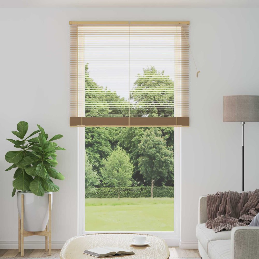 Hellbraune PVC Jalousie 213x110cm