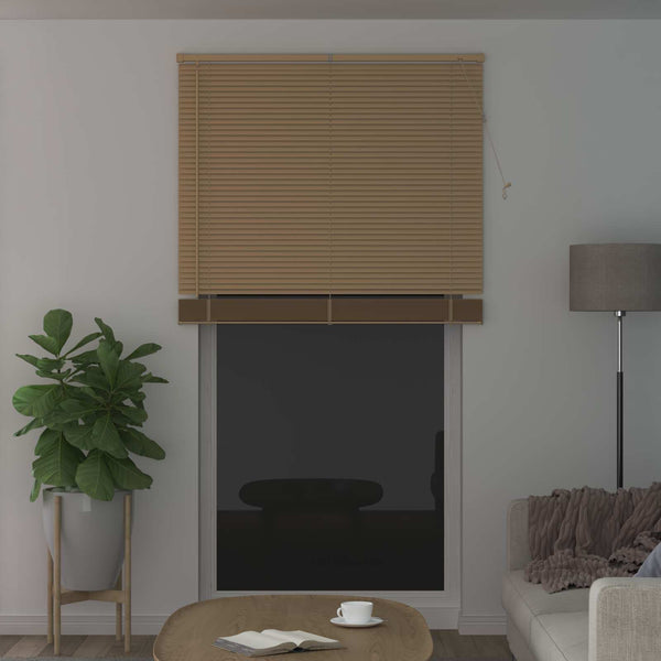 Hellbraune PVC Jalousie 213x110cm