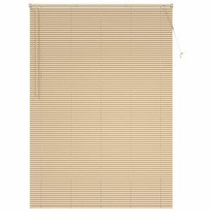 Hellbraune PVC Jalousie 213 x 130 cm