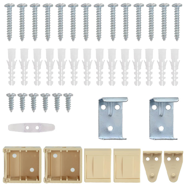Hellbraune PVC Jalousie 213x140cm