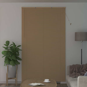 Hellbraune PVC Jalousie 213x150cm