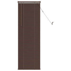 Dunkelbraune PVC Jalousie 150x40 cm