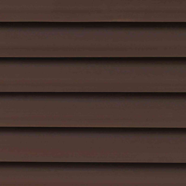 Dunkelbraune PVC Jalousie 150x50cm