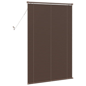 Dunkelbraune PVC Jalousie 150 x 70 cm