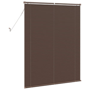 Dunkelbraune PVC Jalousie 150x120cm