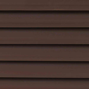 Dunkelbraune PVC Jalousie mit Muster 150x130cm