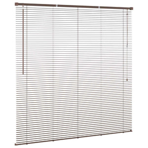 Dunkelbraune PVC Jalousie 150x140cm