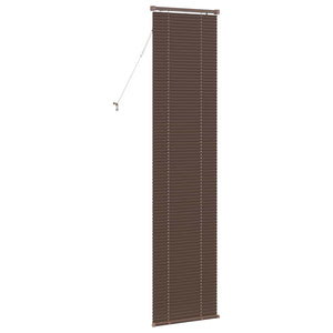 Dunkelbraune PVC Jalousie 213x60cm