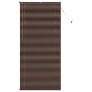 Dunkelbraune PVC Jalousie 213x70cm